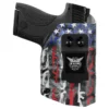 American Flag In Guns Patriotic Colors Custom Printed Holster - IWB Kydex Holster