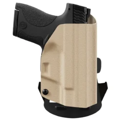 Tan Custom Printed Holster - OWB Kydex Holster