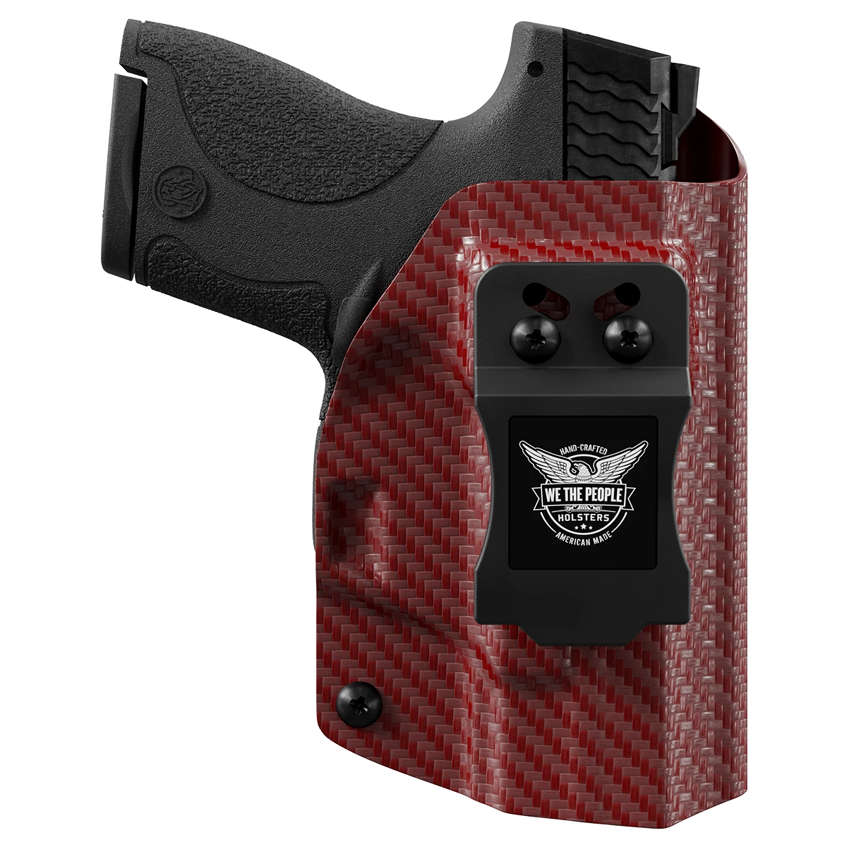 Red Carbon Fiber Custom Kydex IWB Holster For Concealed Carry