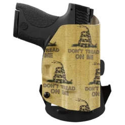 Gadsden Flag Don't Tread On Me Custom Printed Holster - OWB Kydex Holster