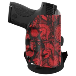 Red Spartan Camo Custom Printed Holster - OWB Kydex Holster