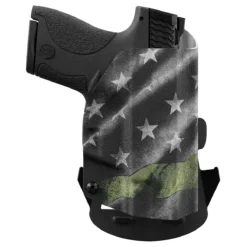 Thin Green Line Kydex OWB Paddle Holster Custom Designed Paddle
