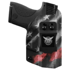 Thin Red Line Custom Printed Holster - IWB Kydex Holster - FireFighter Support Holster
