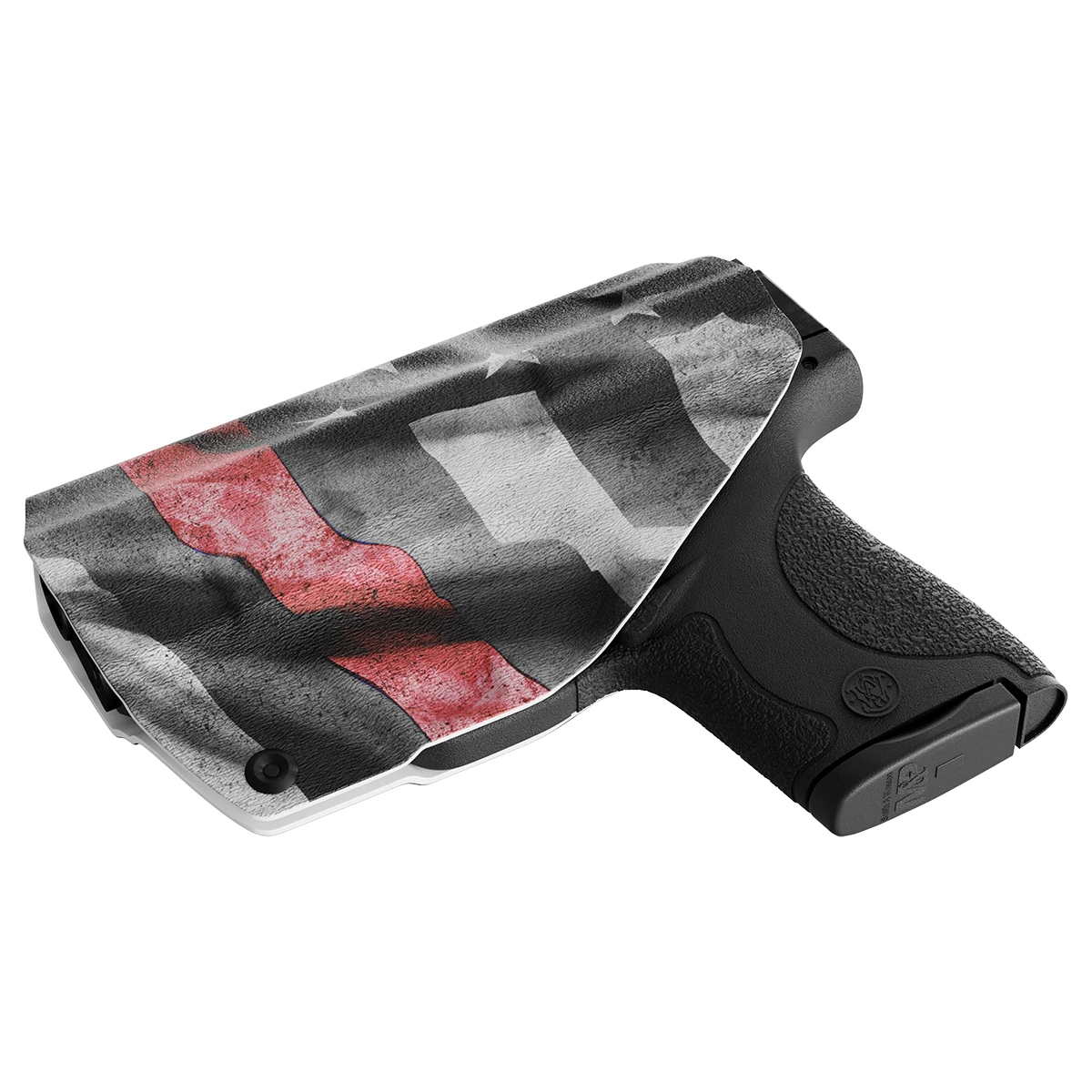 Thin Red Line Custom Printed Holster - IWB Kydex Holster - FireFighter Support Holster - Image 4